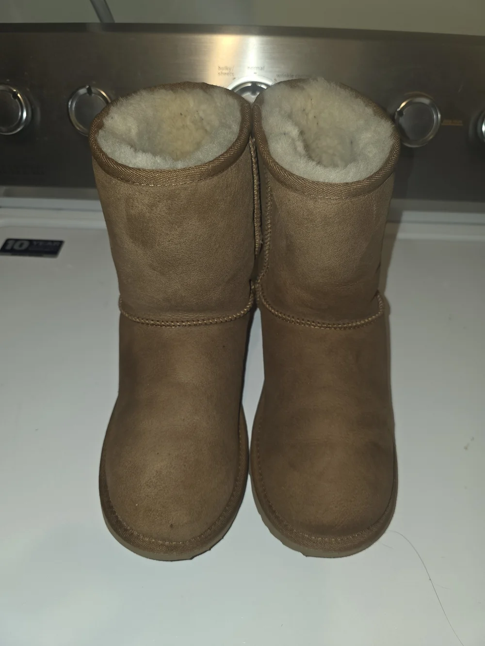 UGG Classic Short Shearling Boots in Chestnut